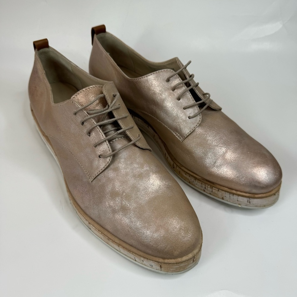 AGL Rose Colored Oxfords